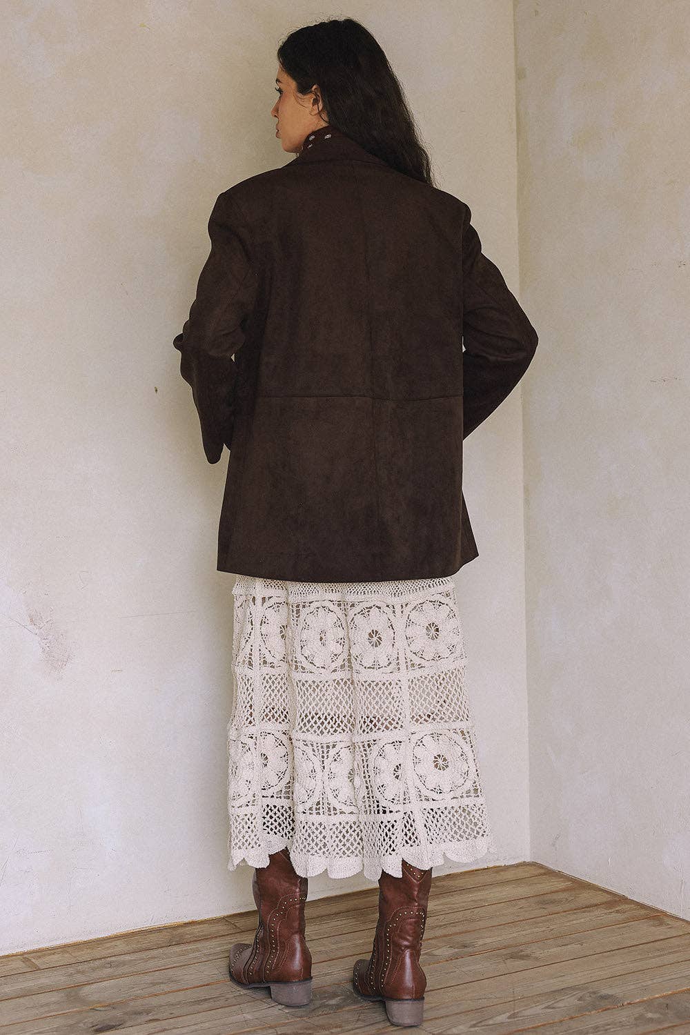 Brown Suede Jacket