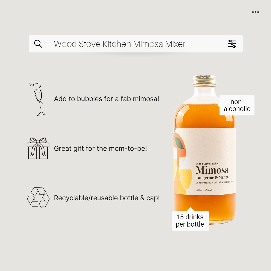 Mimosa Mixer with Tangerine & Mango, 16 fl oz