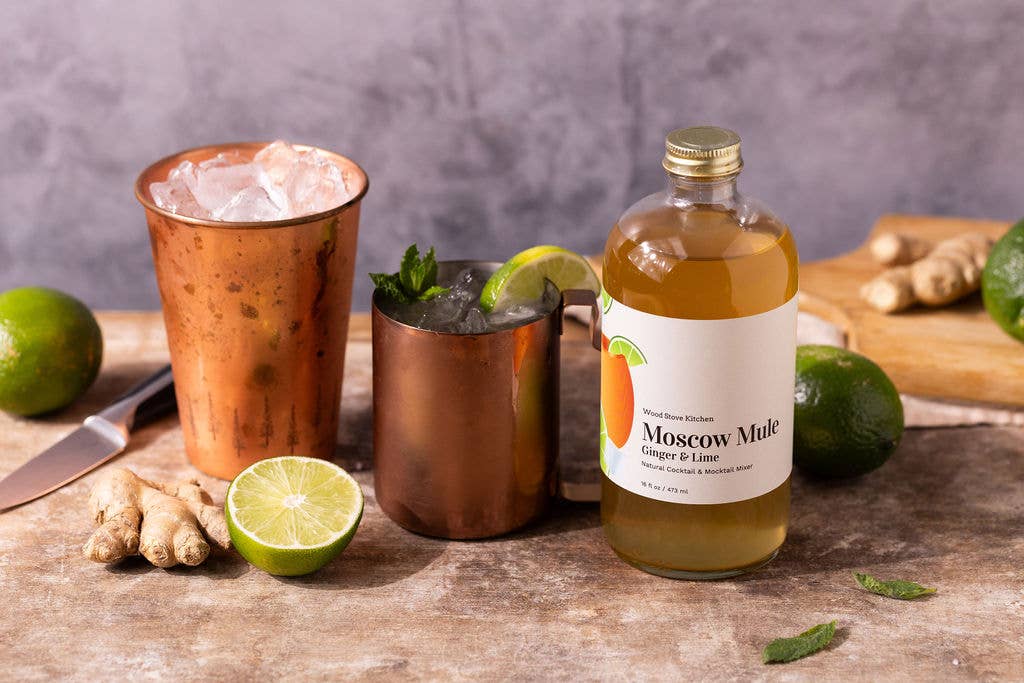 Moscow Mule Ginger & Lime Cocktail and Mocktail Mixer, 16 fl oz