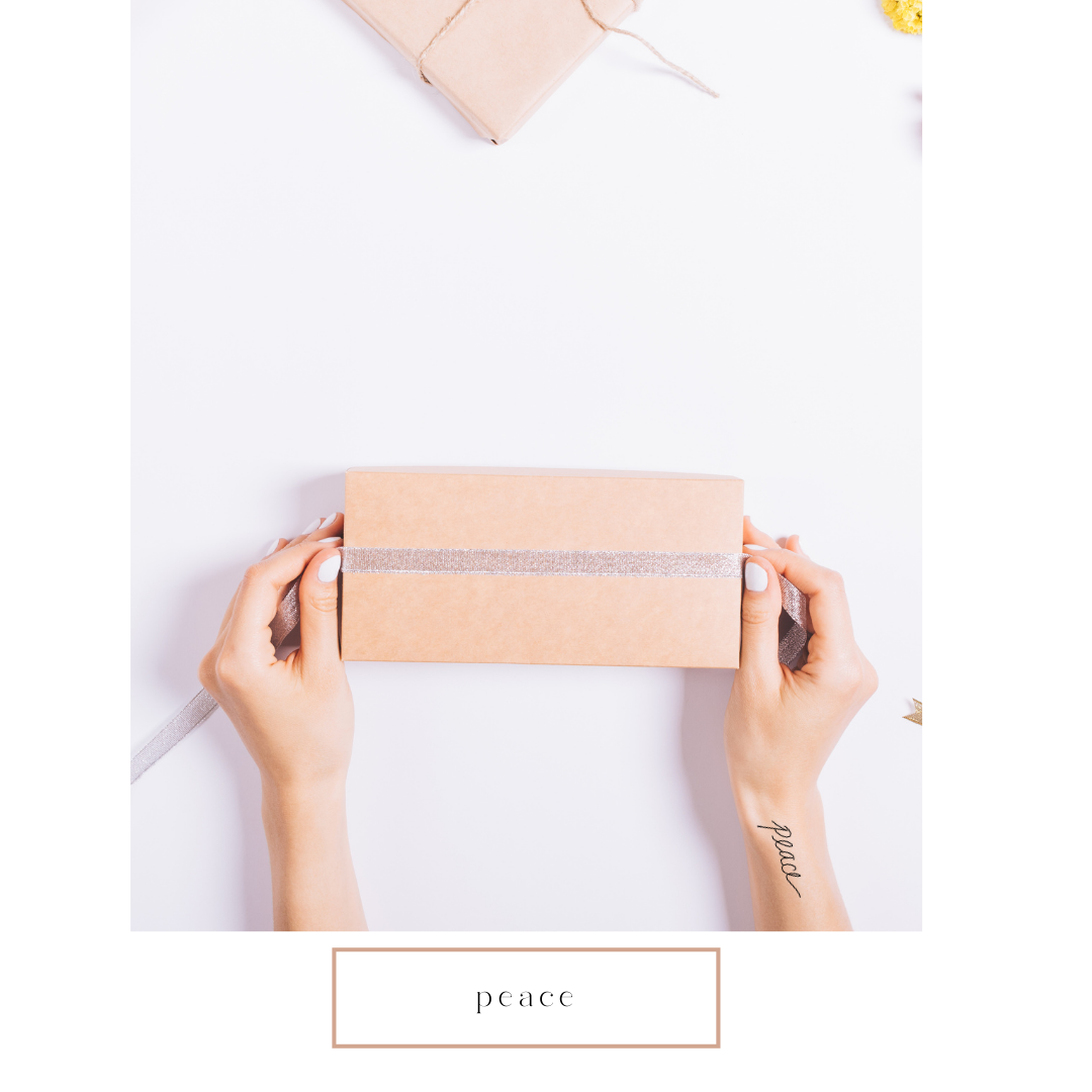 Peace Calligraphy Temporary Tattoo