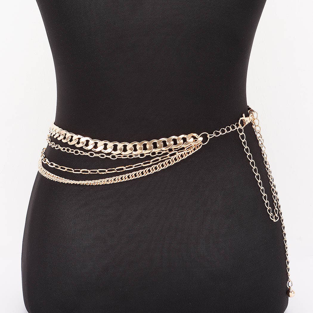 Layered Chain Drop Belt
