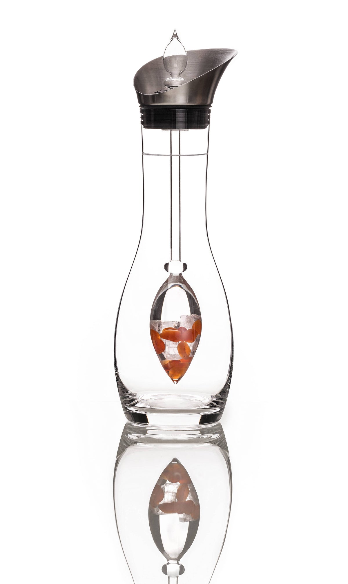 Gemstone Vial Passion – Carnelian & Halite Salt
