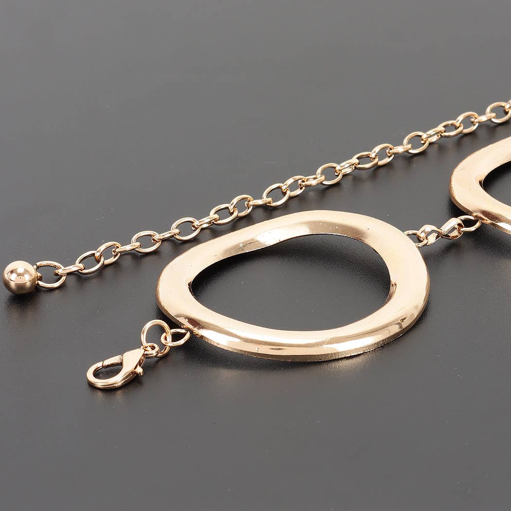 Oval Link Chain Belt – Gold