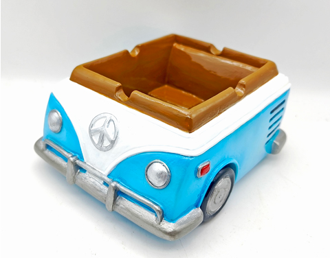 VW Love Bus Ceramic Ashtray