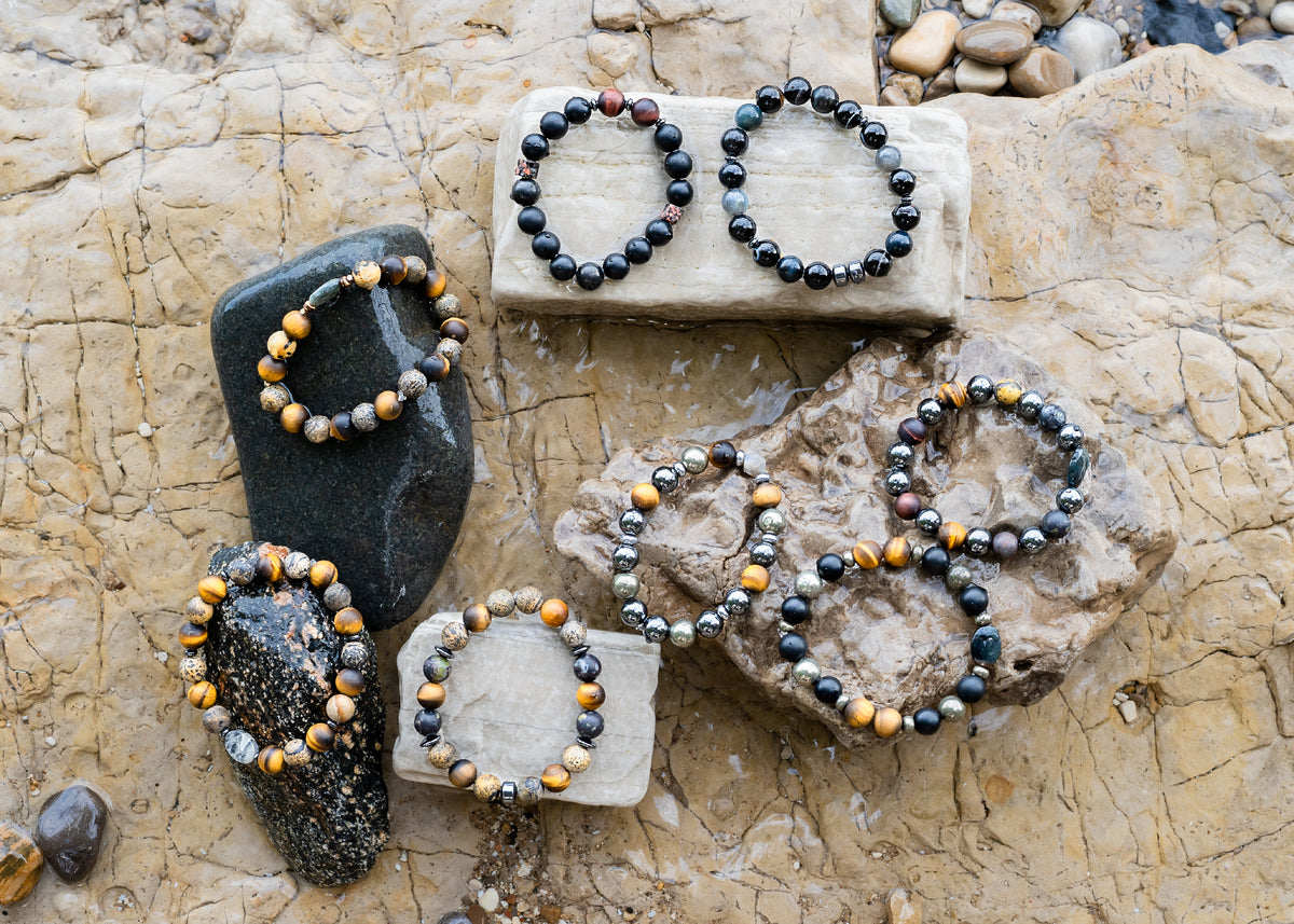 Tiger Eye Line Bracelets