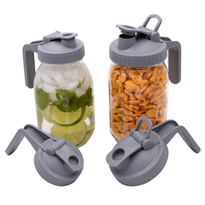 Pour and Store Pitcher Lid with Handle for Mason Jars
