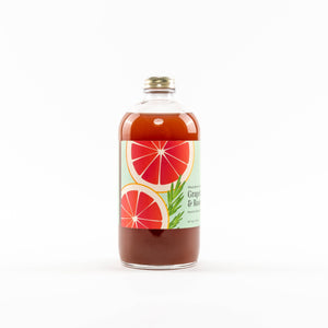 Grapefruit & Rosemary Cocktail Mixer and Mocktail Mixer, 16 oz