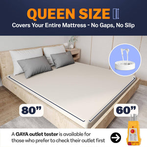 Grounding Fitted Sheet – Queen, Gray