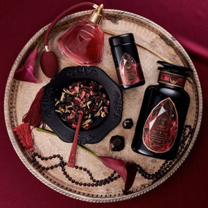 Garnet Violet Wine Gemstone Wellness Tea