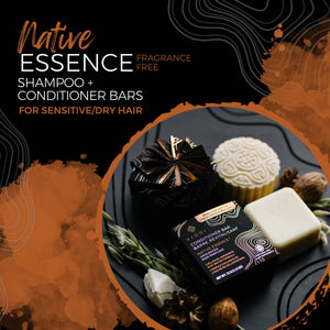 Rice Water Shampoo Bar for Sensitive Hair, Unscented