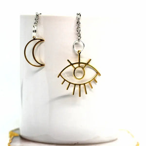 Golden Crescent Moon Tea Infuser