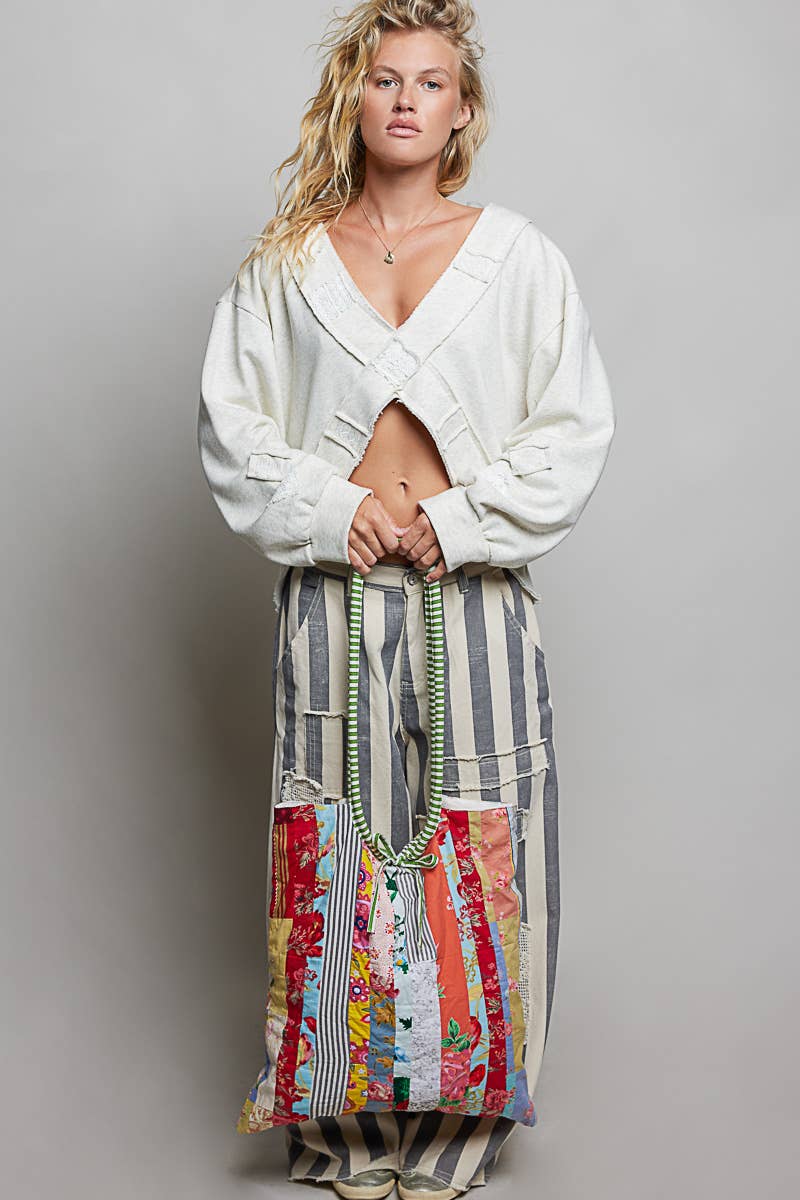 Boho Quilted Patchwork Shoulder Bag