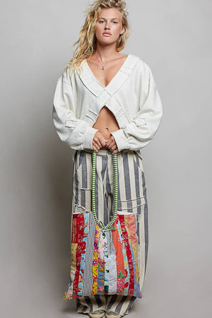 Boho Quilted patchwork Shoulder Bag