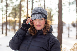 Upcycled Sweater Flapper Cap