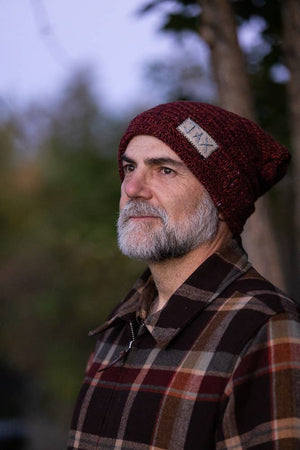 Upcycled Sweater Slouch Beanie