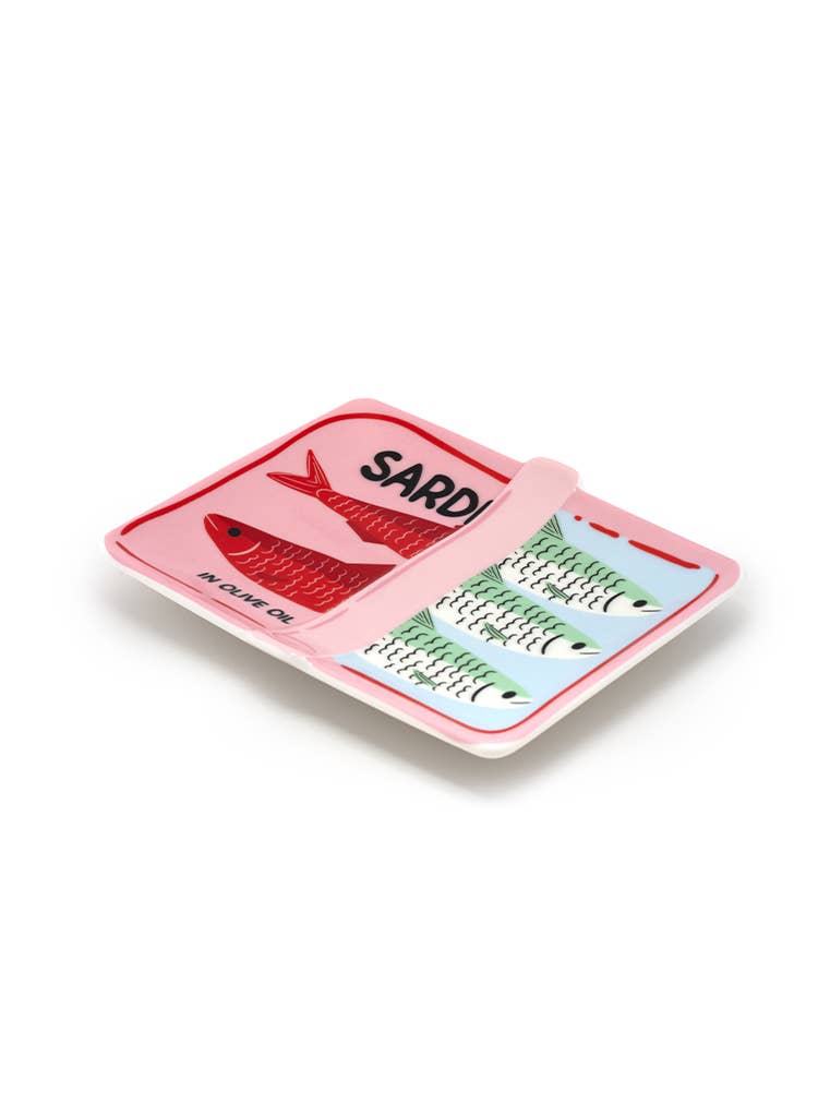 Canned Sardines Ceramic Trinket Tray