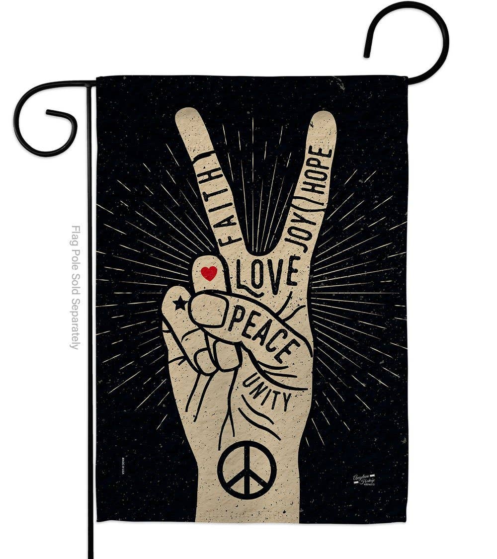 Faith Love Joy Sweet Life Garden Flag