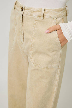 Washed Corduroy Trousers