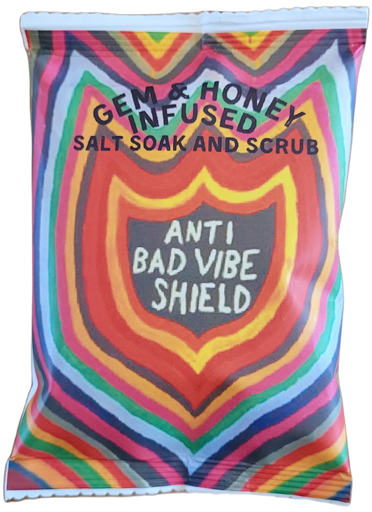 Anti Bad Vibe Shield Bath Soak or Body Scrub