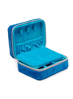 Sardine Can Velvet Jewelry Case – Blue