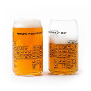 Periodic Table of Beer Can Glasses