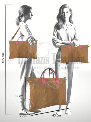 Milano Suede Leather Bag
