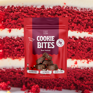 Red Velvet Keto Cookie Bites