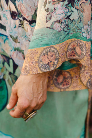 Van Gogh I Paint My Dream Opera Duster Kimono Robe