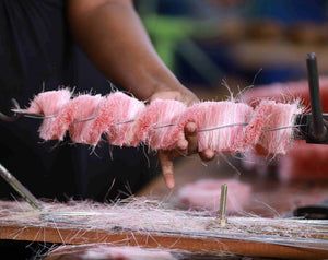 Spa Body Brush – Firm Sisal (Pink)