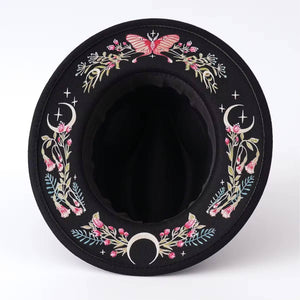 Celestial Butterfly Western Hat Fedora