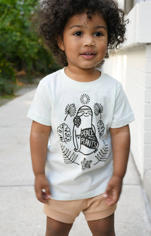Free Spirit Sloth Kids Tee
