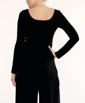 Bamboo Double Layered Long Sleeve Top