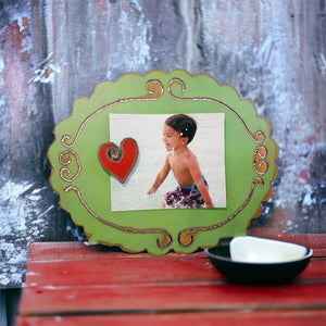 Heart Picture Frame vacation memo board vintage Farmhouse