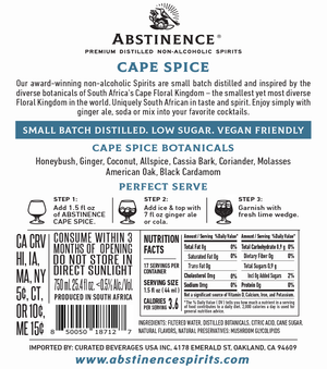 Cape Spice Non-alcoholic Rum Alternative