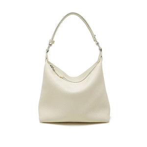 Leather Hobo Shoulder Bag with Soft Pillow Silhouette