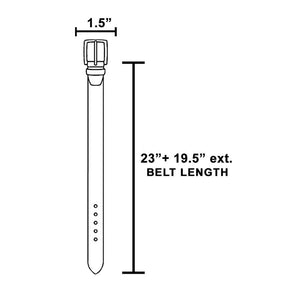Open Square Link Chain Belt