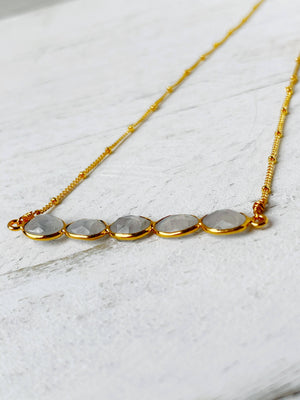 Moonstone Gemstone Necklace