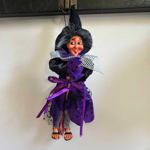 Hanging Kitchen Witch Xenia – Purple