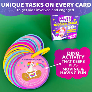 Unicorn Scavenger Hunt Game for Kids - 50 Activity Cards