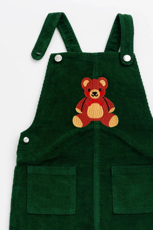 Teddy Bear Corduroy Overalls