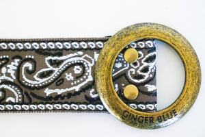 Paisley Please Belt - Greige