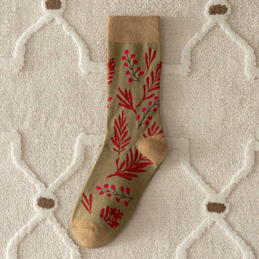 Vintage Pattern Socks
