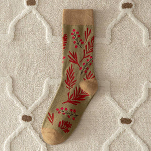 Vintage Pattern Socks