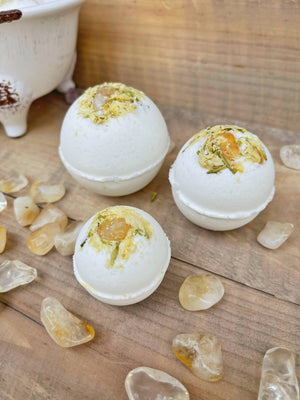 Citrine & Jasmine Bath Bomb