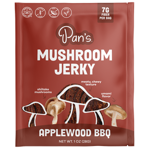 Pan's Mushroom Jerky - Applewood BBQ 1 oz. Single Serving