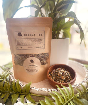 Lemon Balm and Oat Straw Herbal Tea
