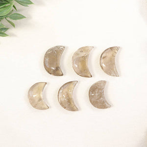 Smoky Quartz Mini Half Moon