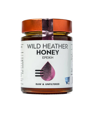 Wild Heather Honey - Raw & Unfiltered Greek Honey 315g