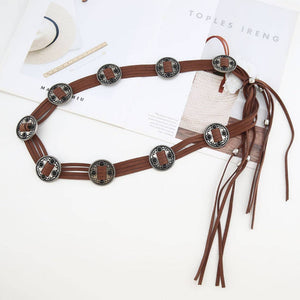 Vintage Bohemian Inlaid Waist Chain