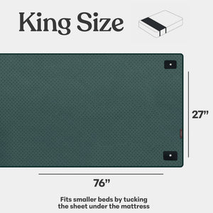 Leather Grounding Mat for Bed – King & Queen